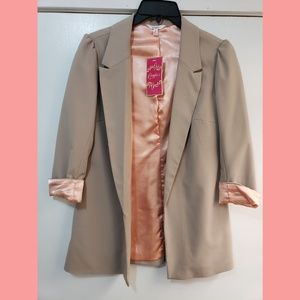 Candies 3/4 length sleeve Jacket NWT
